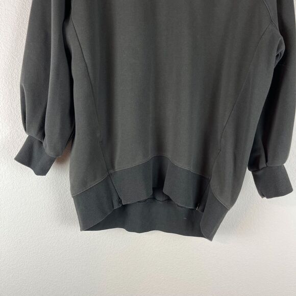 American Holic Sweatshirt Womens Medium Gray Slouchy Modern Minimalist Oversized - Picture 3 of 12